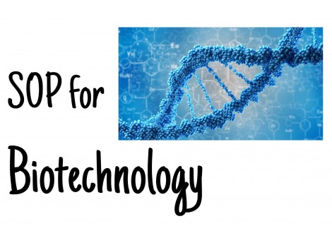 Tips to write SOP for Bio Technology
