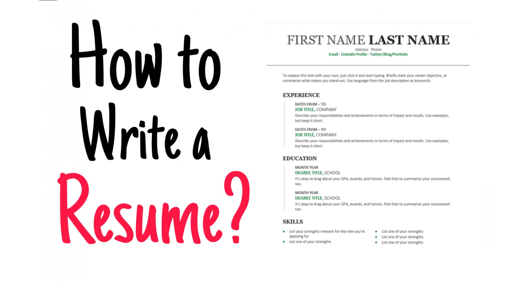 How to Make a Resume: Step-by-Step Writing Guide