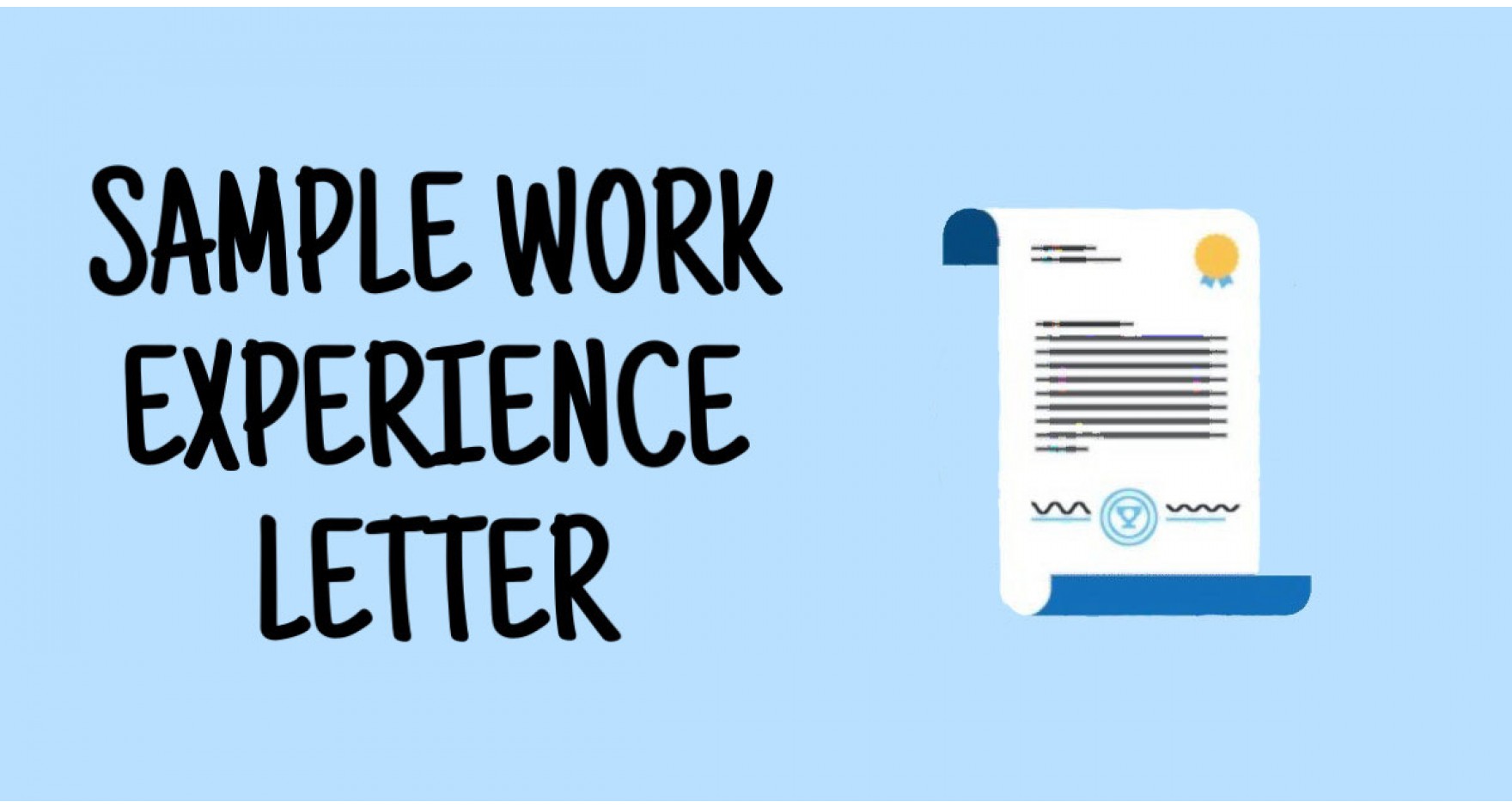 Sample Work Experience Certificate Letter Format